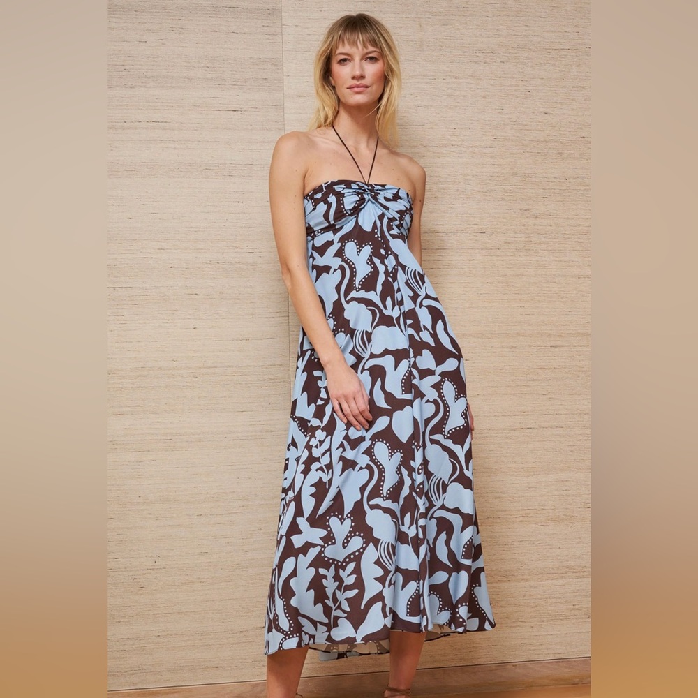 La Ligne Eliza convertible halter/strapless dress.